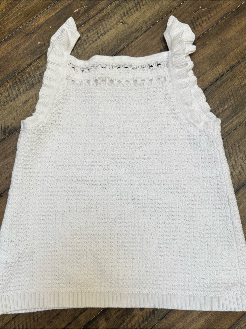 J.Crew | Knit Ruffle Tank Top - Picture 4 of 6